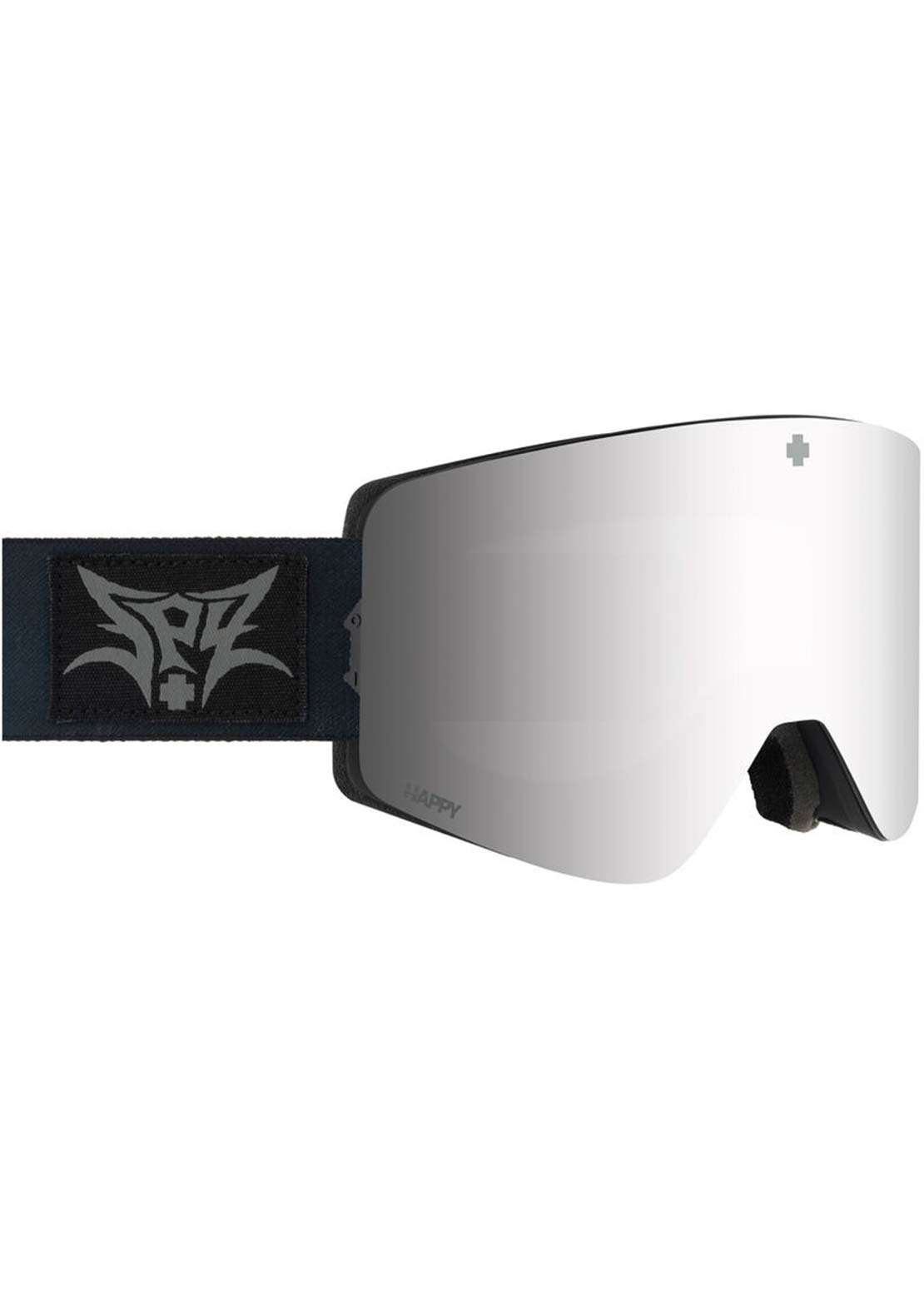 SPY Optic Unisex Marauder Snow Goggles Black Metal/Happy Bronze Platinum Mirror + Happy LL Persimmon Silver Mirror