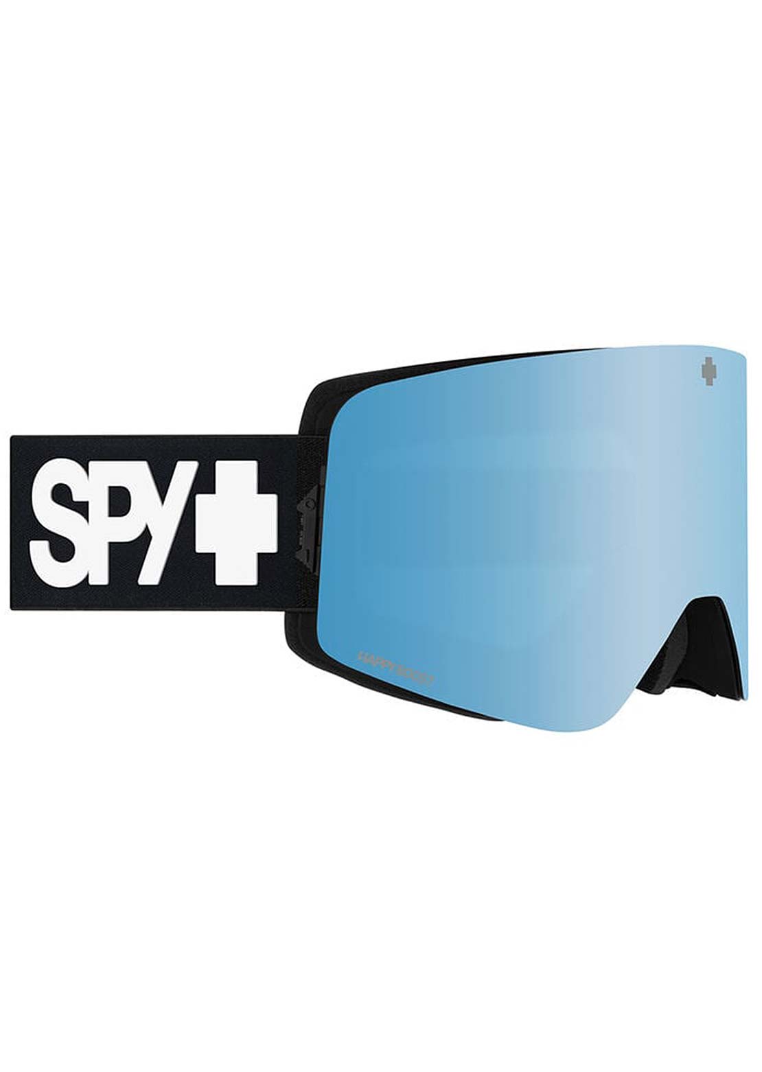 SPY Optic Unisex Marauder Snow Goggles Everblack/Happy Boost Ice Blue Mirror + HB LL Coral