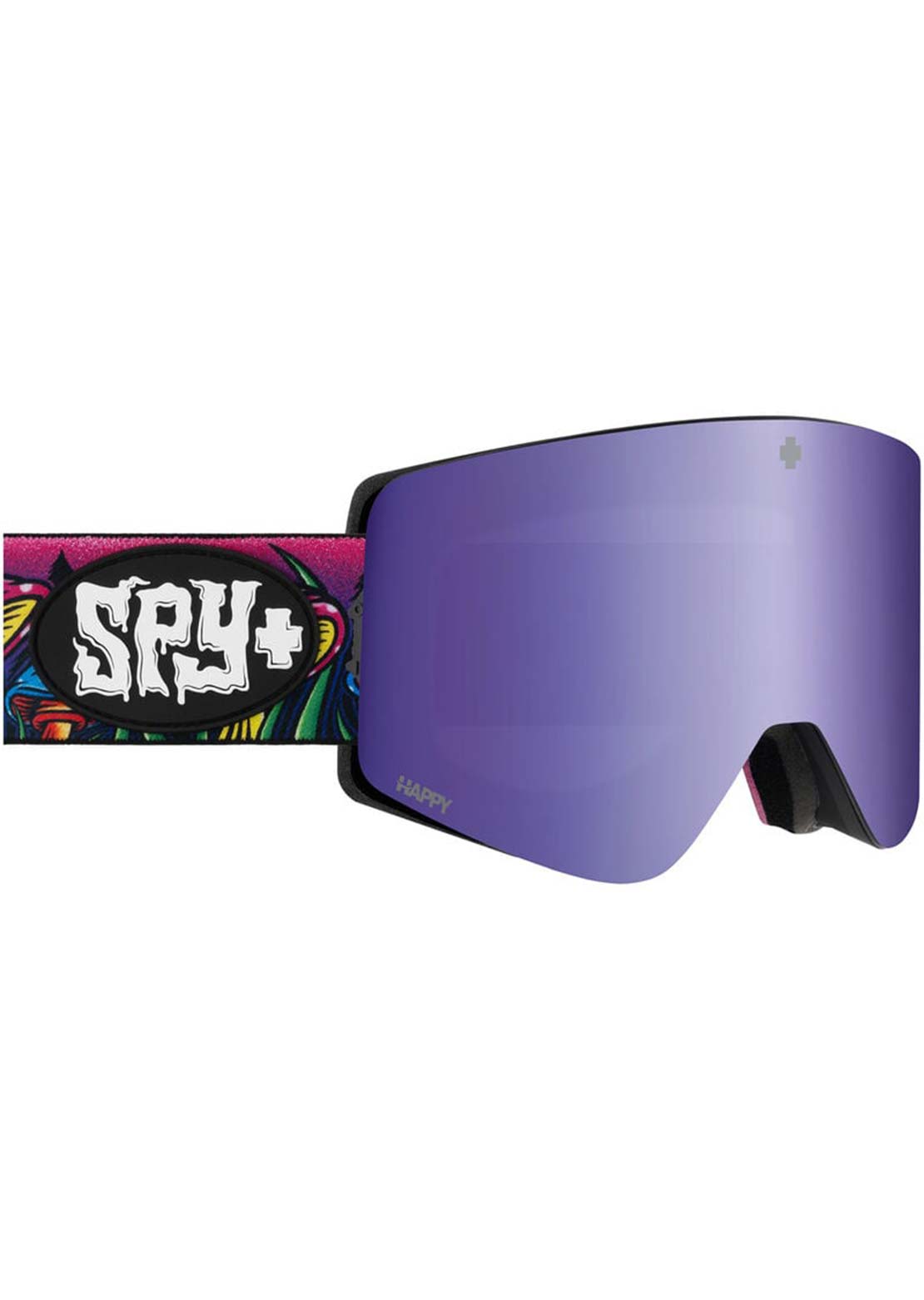 SPY Optic Unisex Marauder Snow Goggles Trippy Threads/Happy Bronze Purple Mirror + Happy LL Persimmon Silver Mirror