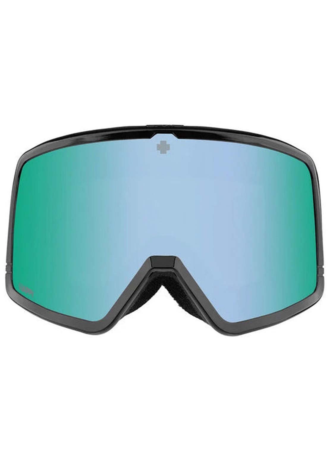 SPY Optic Unisex Megalith Snow Goggles Everblack (Matte)/Happy Rose Tropical Green Mirror + Clear