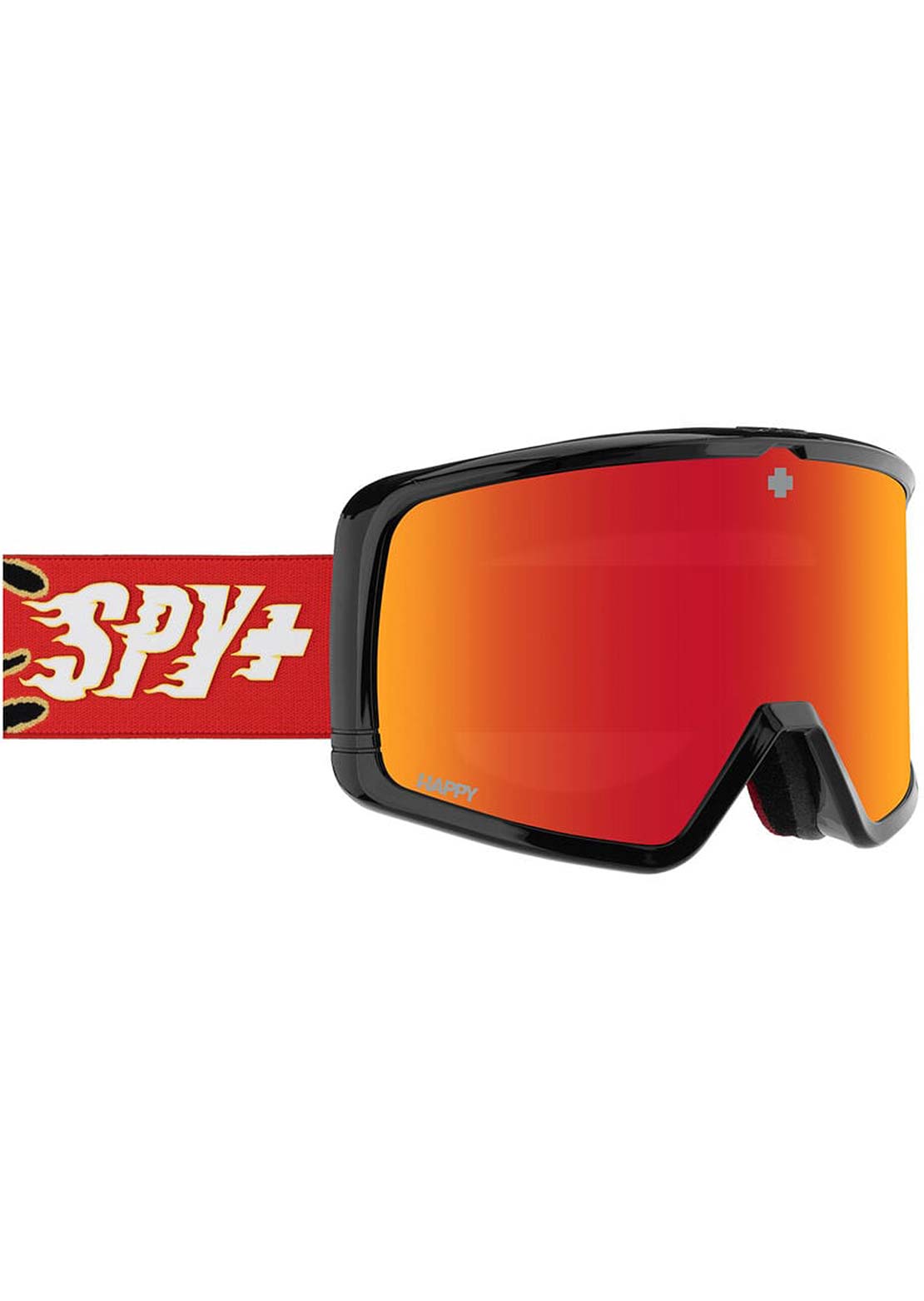SPY Optic Unisex Megalith Snow Goggles Redline/Happy ML Rose Red Mirror + Happy LL Yellow