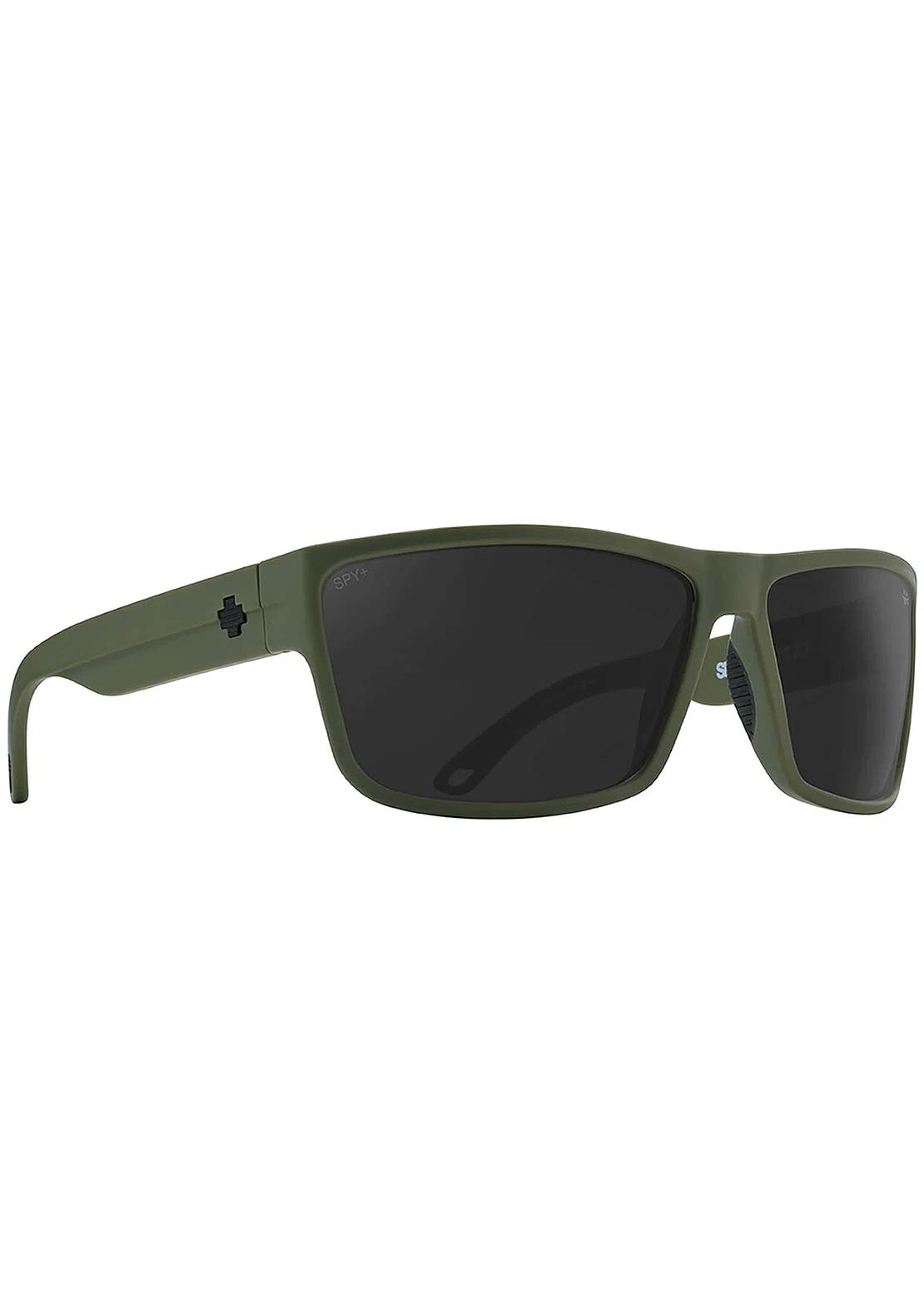 SPY Optic Unisex Rocky Sunglasses Matte Army Green/Happy Gray
