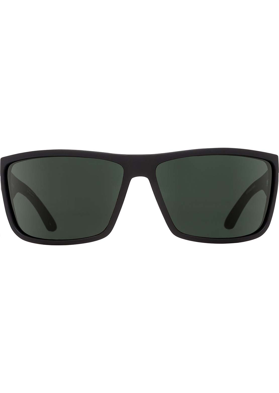 SPY Optic Unisex Rocky Sunglasses Matte Black/Happy Gray Green