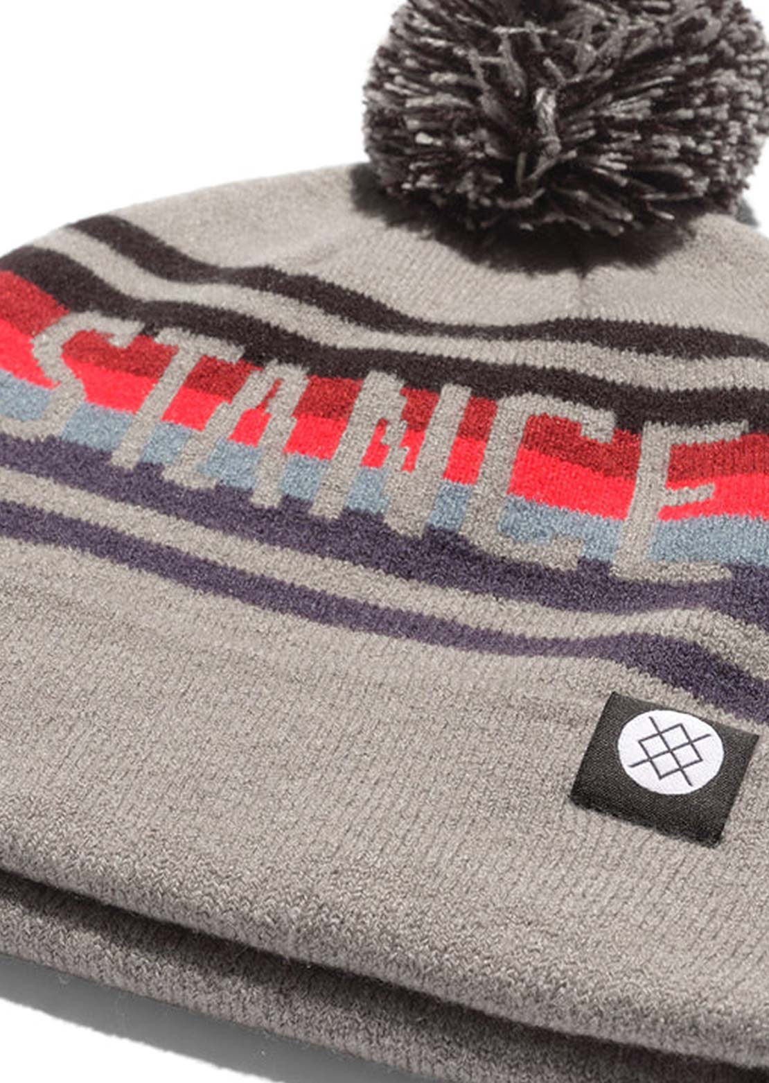Stance HDW OG Pom Beanie Grey/Red
