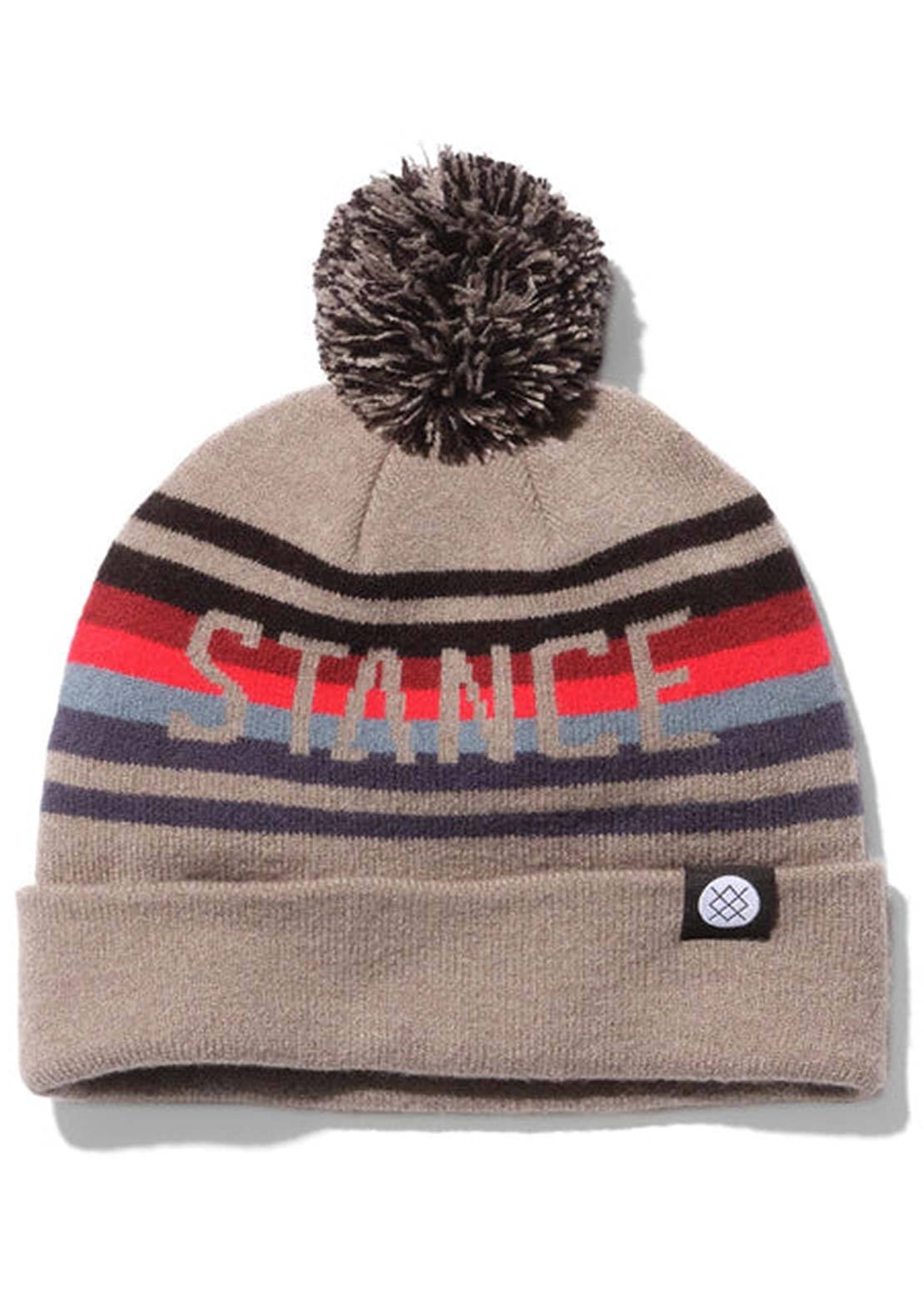 Stance HDW OG Pom Beanie Grey/Red