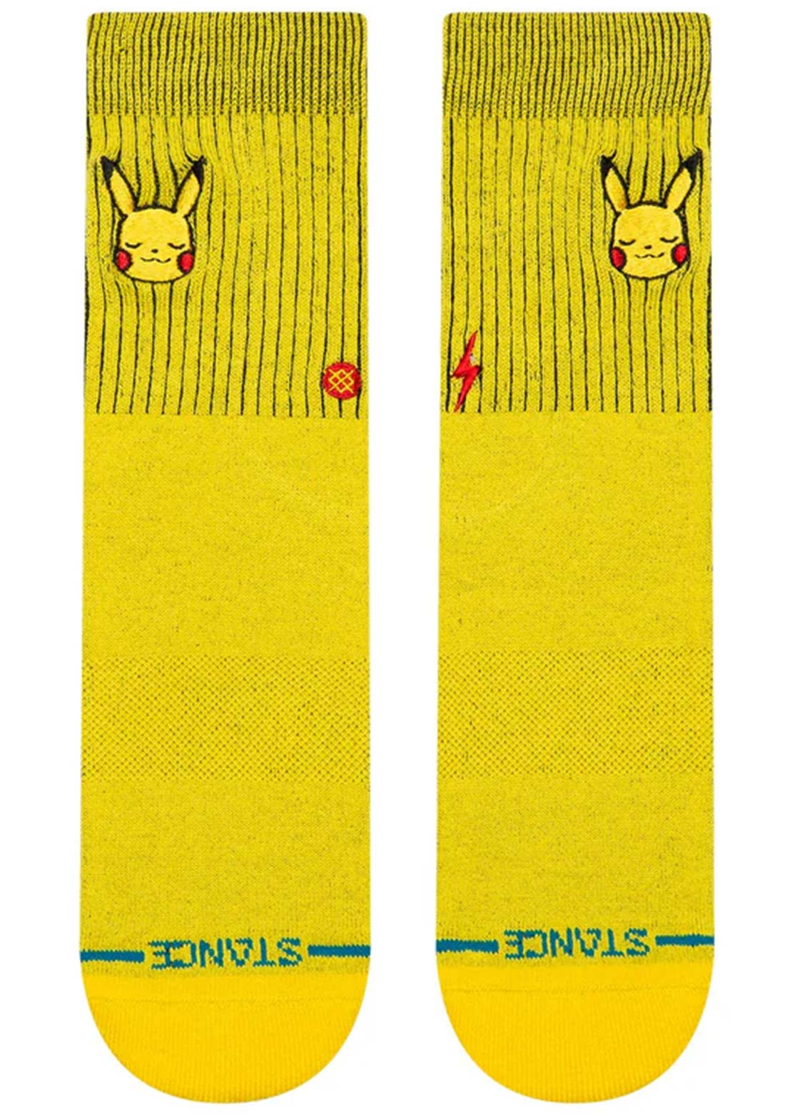 Stance Junior BRPA Pikachu Crew Socks Yellow