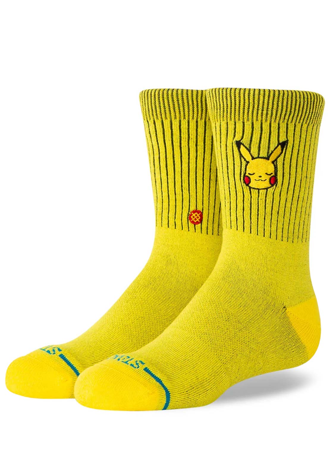 Stance Junior BRPA Pikachu Crew Socks Yellow
