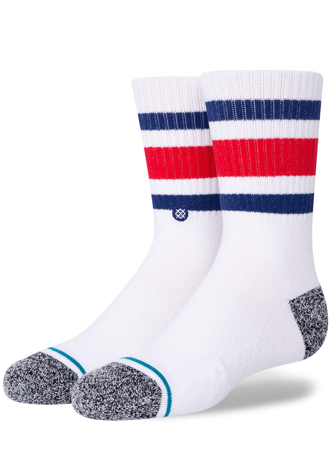Stance Junior Staples Boyd Socks White/Blue