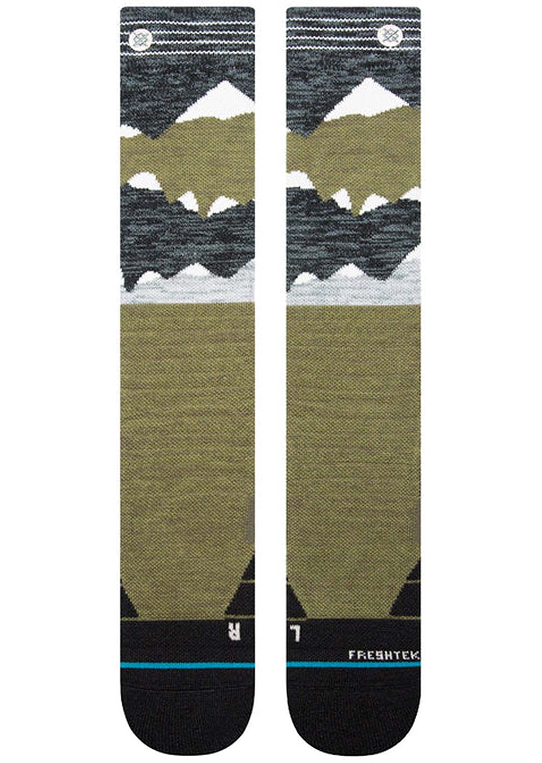 Stance Lonely Peaks Snow Winter Socks Teal