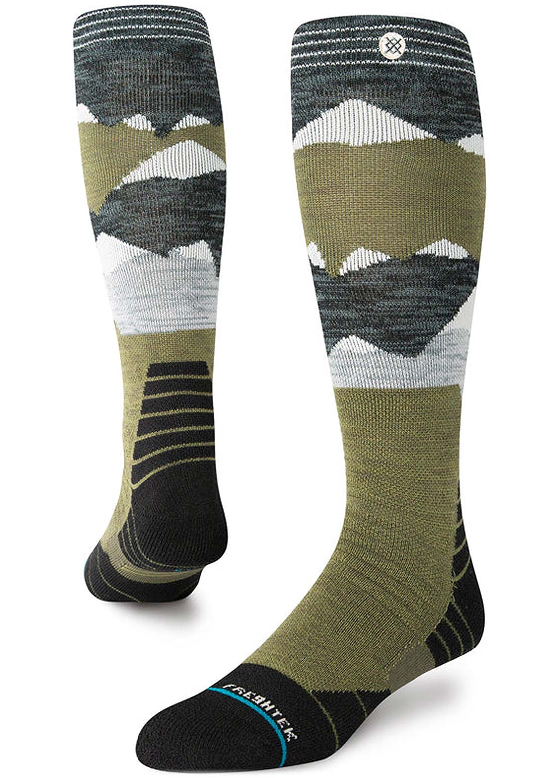 Stance Lonely Peaks Snow Winter Socks Teal