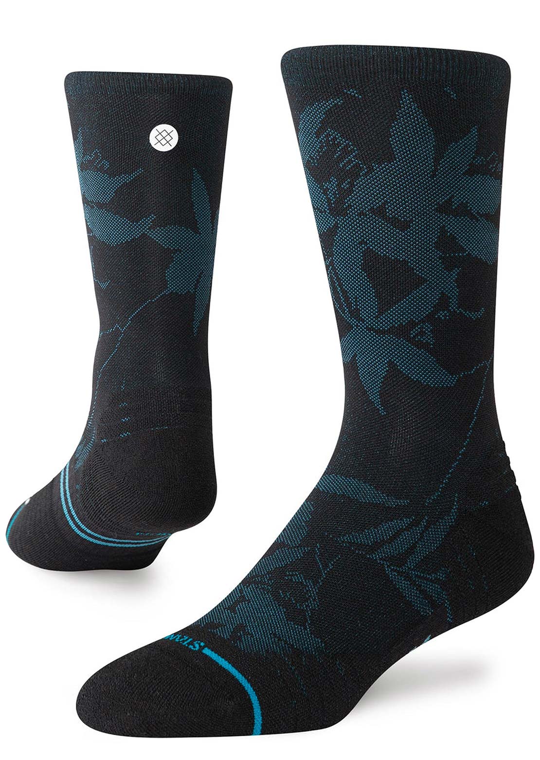 Stance Run Off The Trail Lt Crew Socks Black