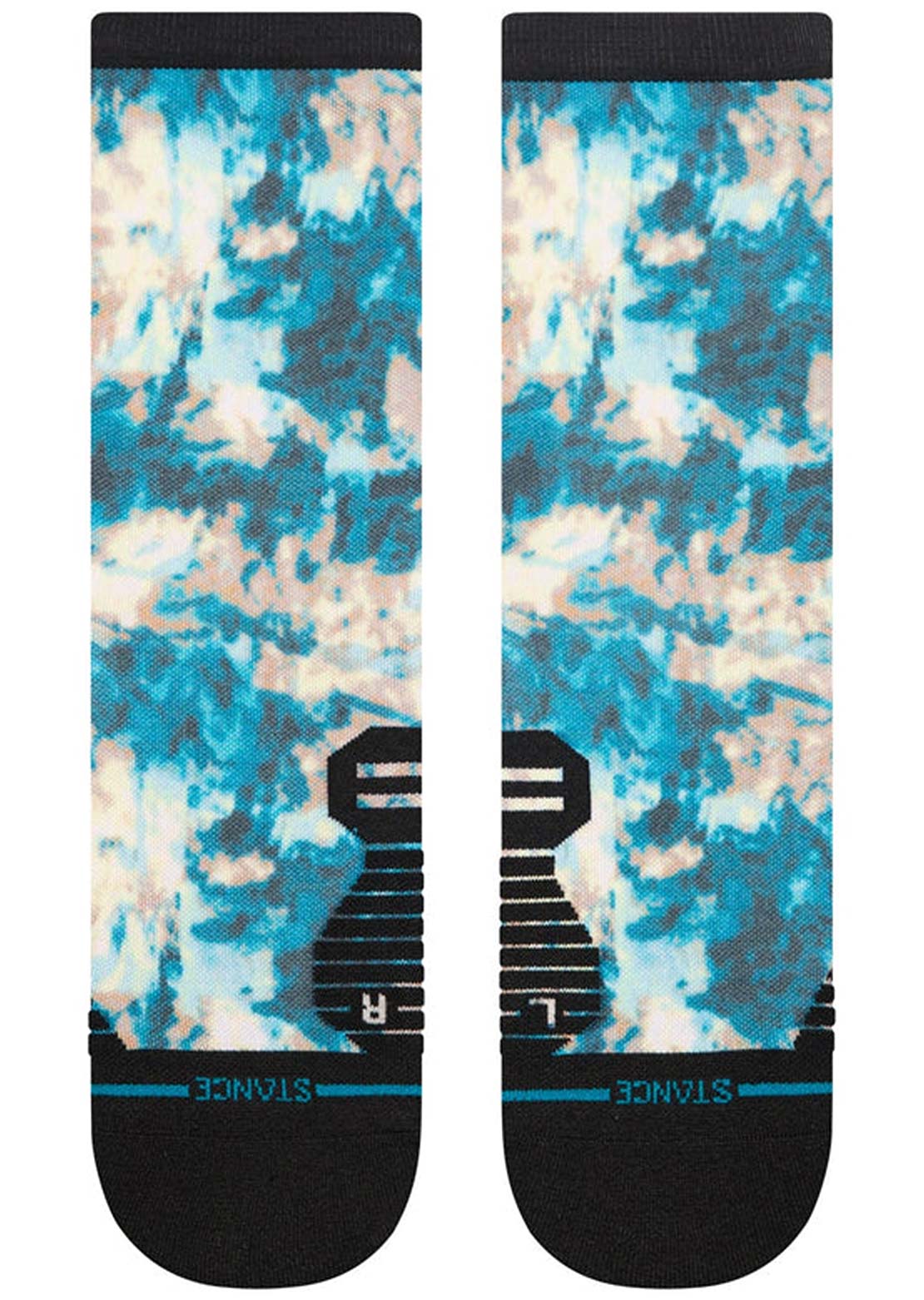Stance Run Serengeti Lt Crew Socks Teal