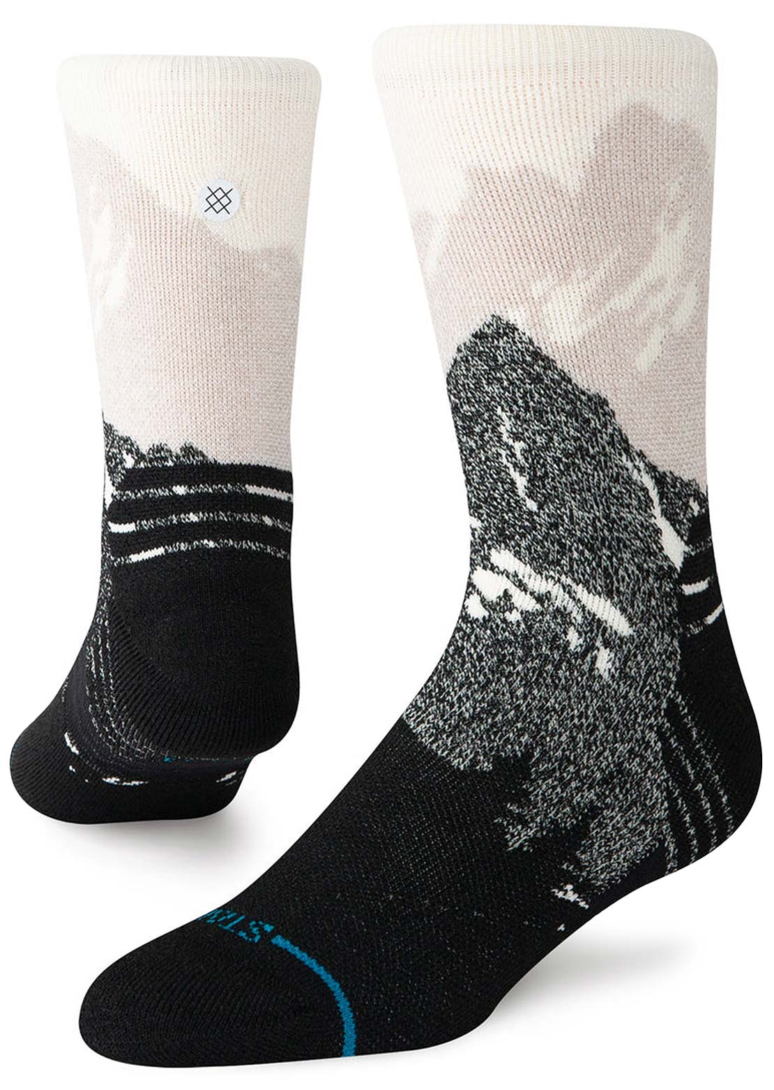 Stance Unisex Adventure Out Of Range Hike Crew Socks Canvas