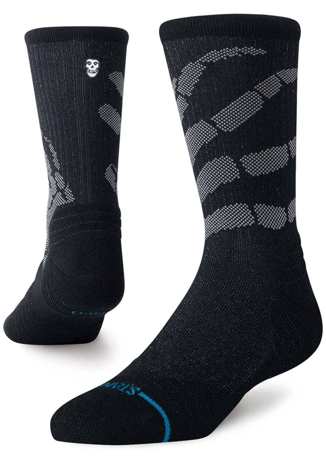Stance Unisex ATHL Mupa Hands X Crew Socks Black