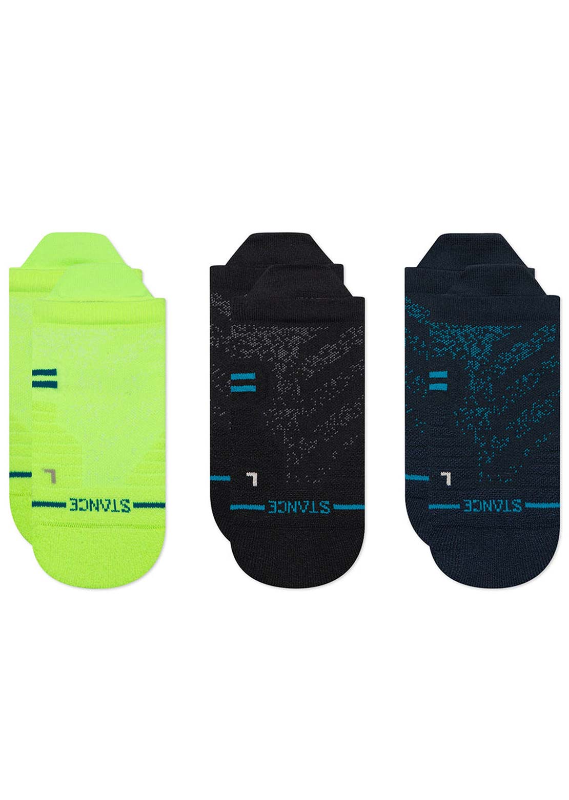 Stance Unisex Athletic Tab Socks - 3 Pcs Volt