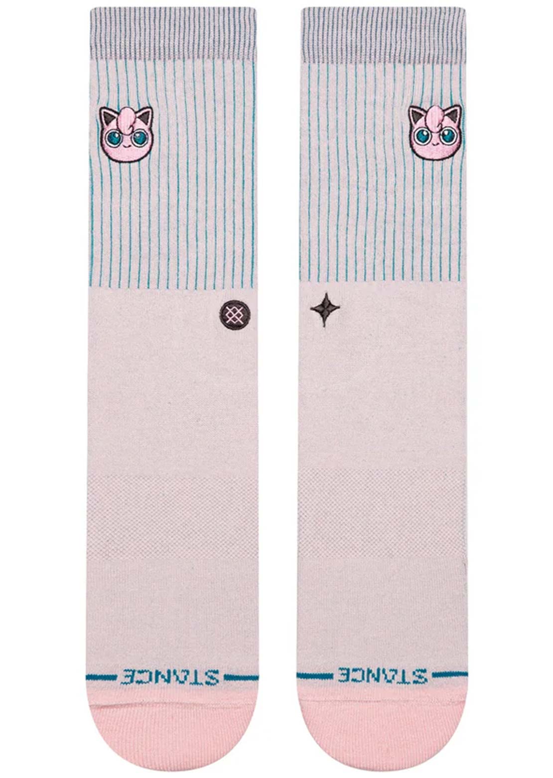 Stance Unisex BRPA Jigglypuff Crew Socks Pink