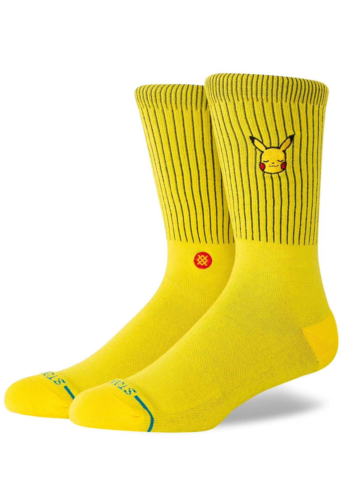 Stance Unisex BRPA Pikachu Crew Socks Yellow