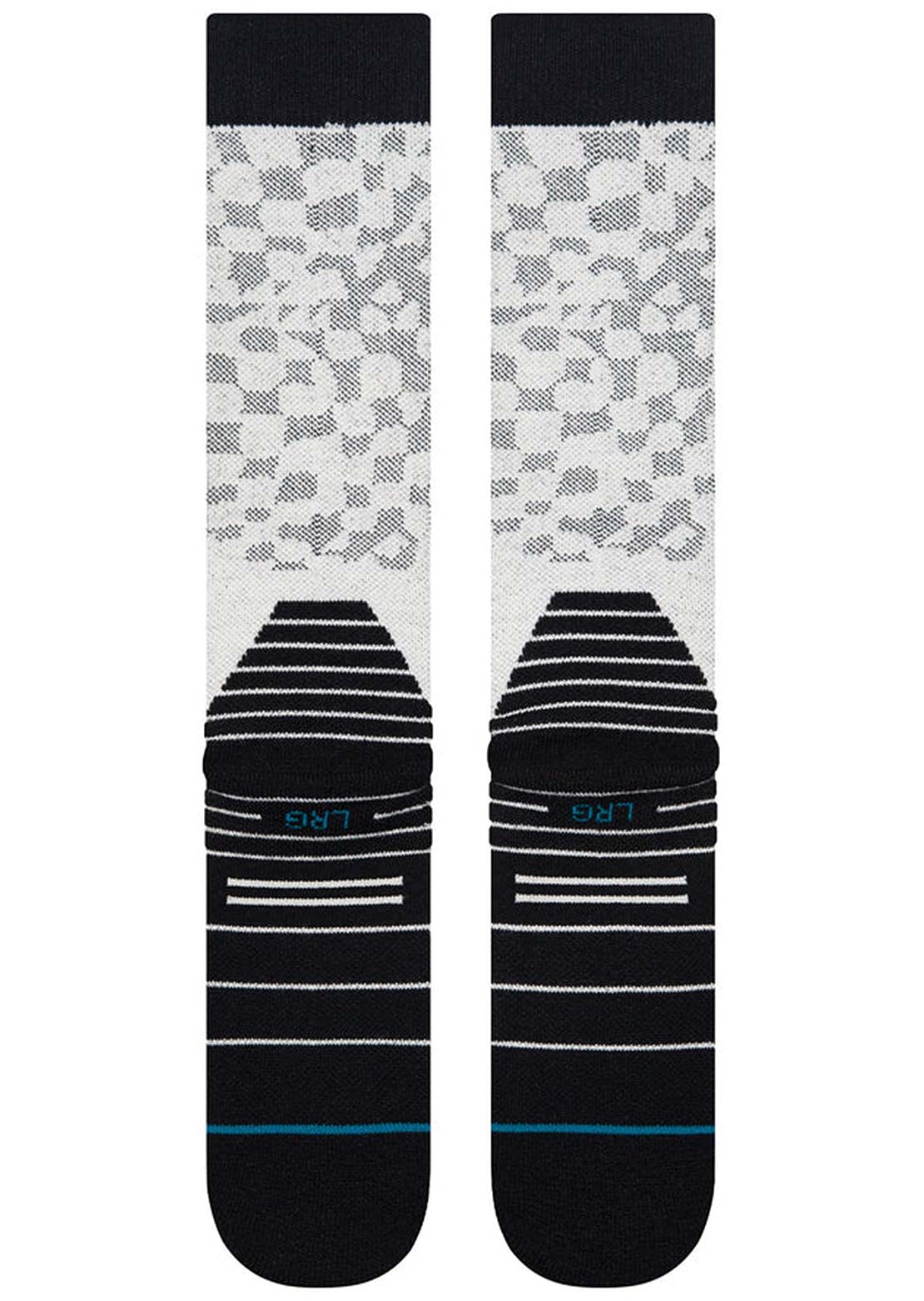 Stance Unisex Check Me Out Mid Crew Poly Socks Black