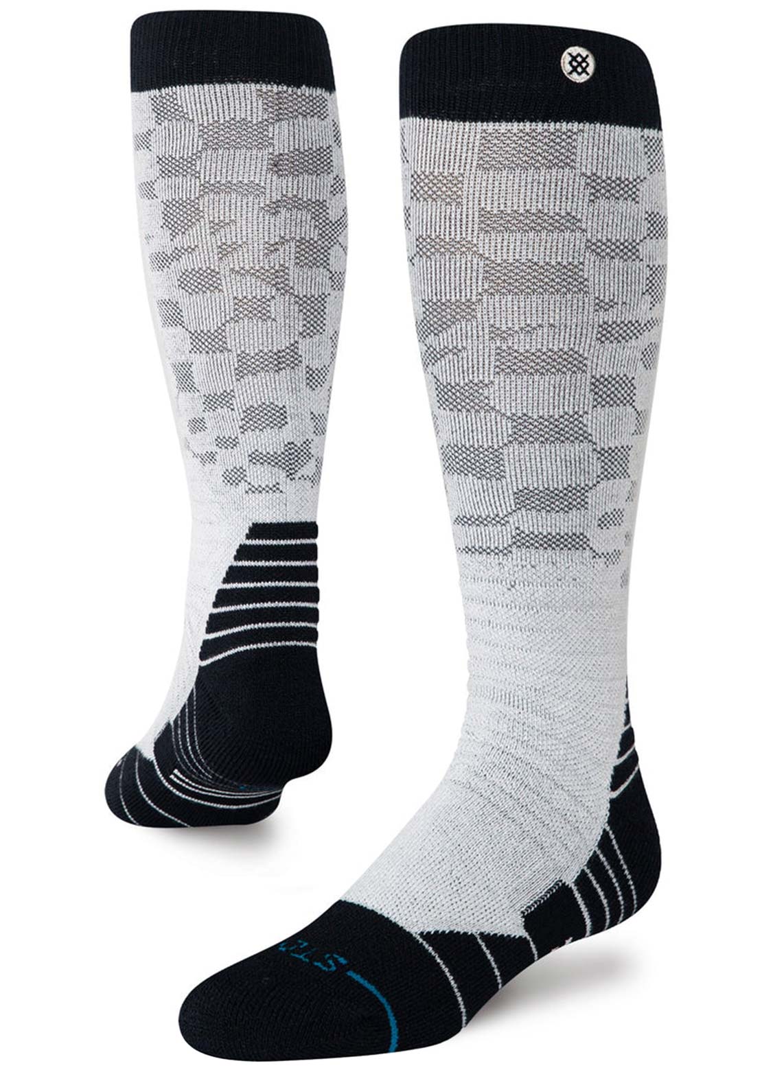 Stance Unisex Check Me Out Mid Crew Poly Socks Black