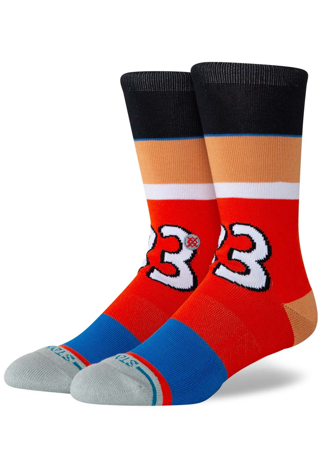 Stance Unisex FTPA Gerald Crew Socks Red