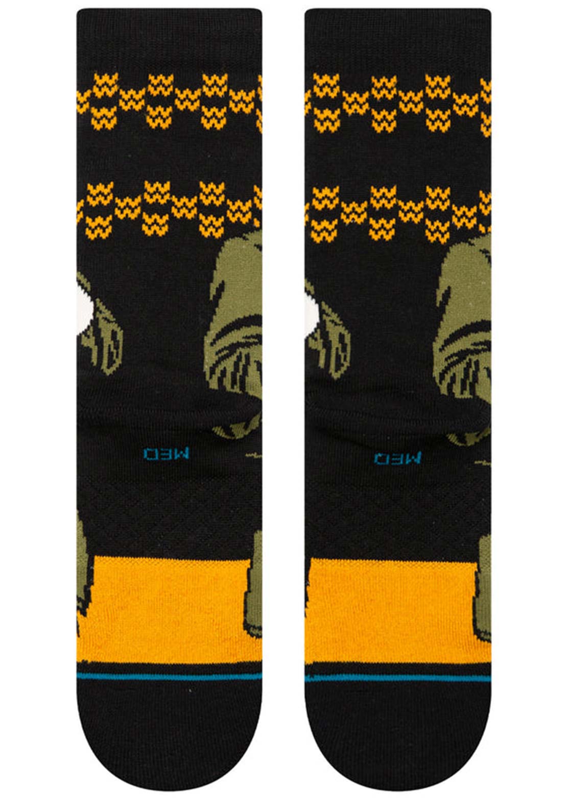 Stance Unisex FTPA Smilings My Favorite Socks Black