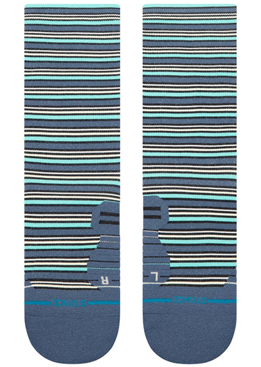 Stance Unisex Run Earnie LT Crew Socks Sea Blue