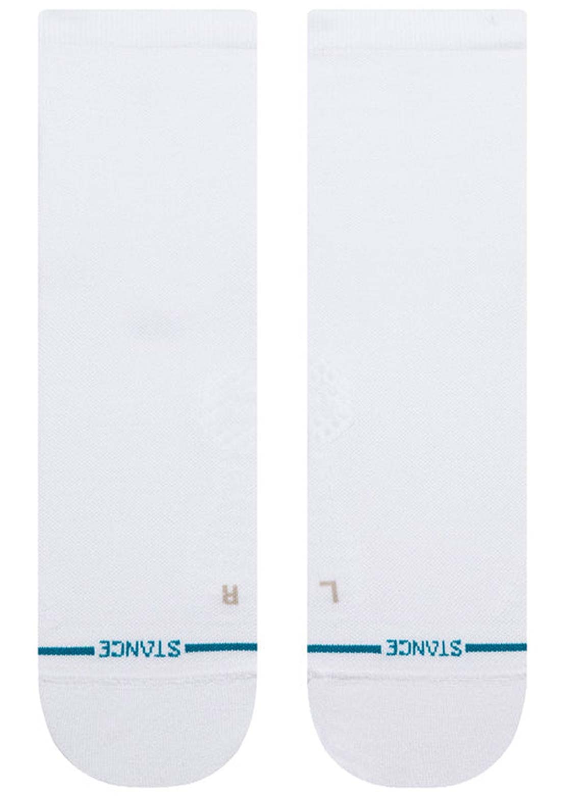 Stance Unisex Run Solid Ul Quarter Socks White