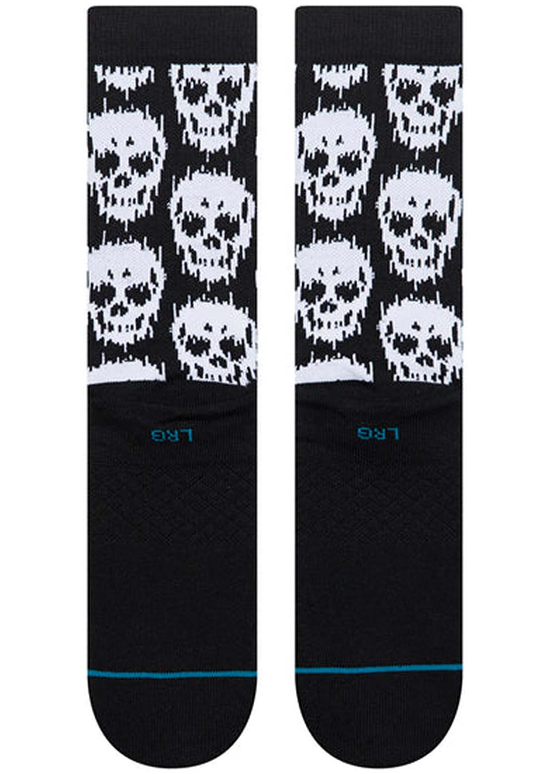 Stance Unisex Static Skull Crew Socks