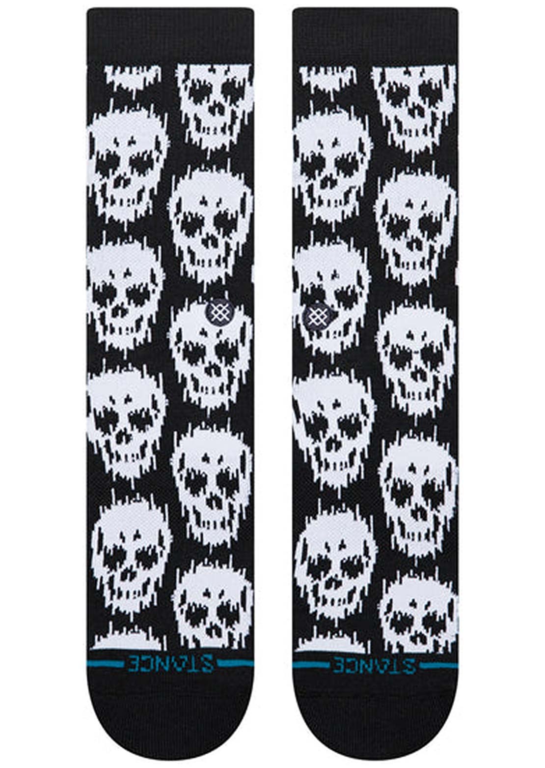 Stance Unisex Static Skull Crew Socks