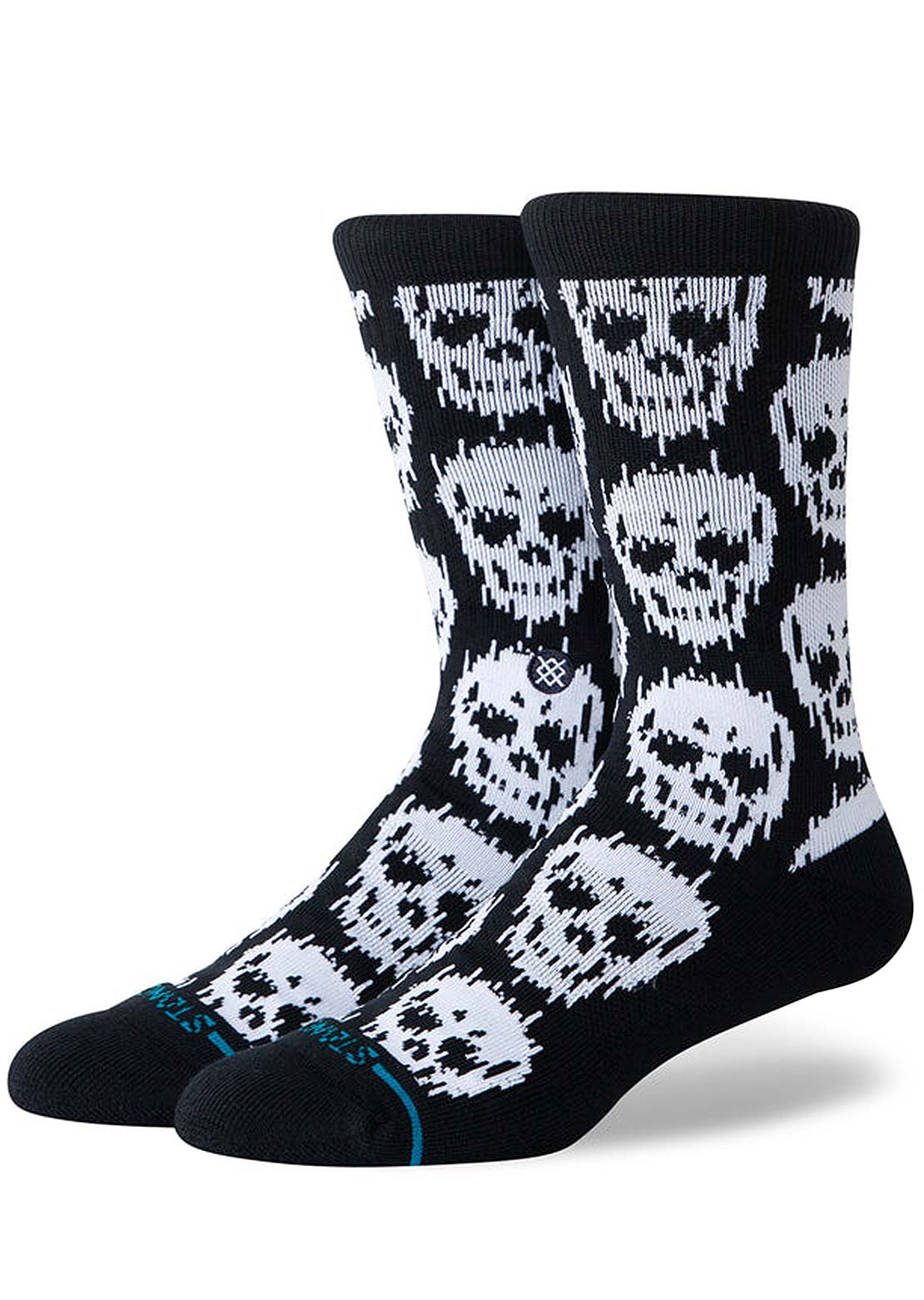 Stance Unisex Static Skull Crew Socks