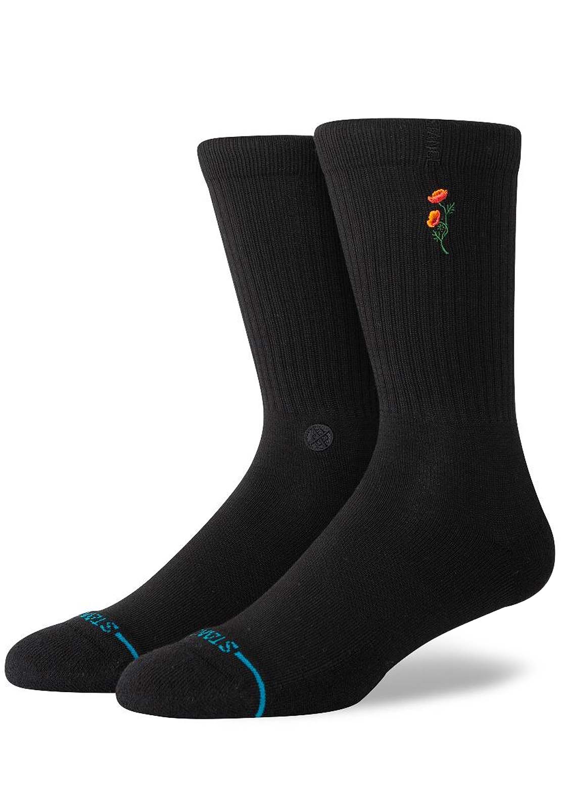Stance Unisex Twiggy Crew Socks Black