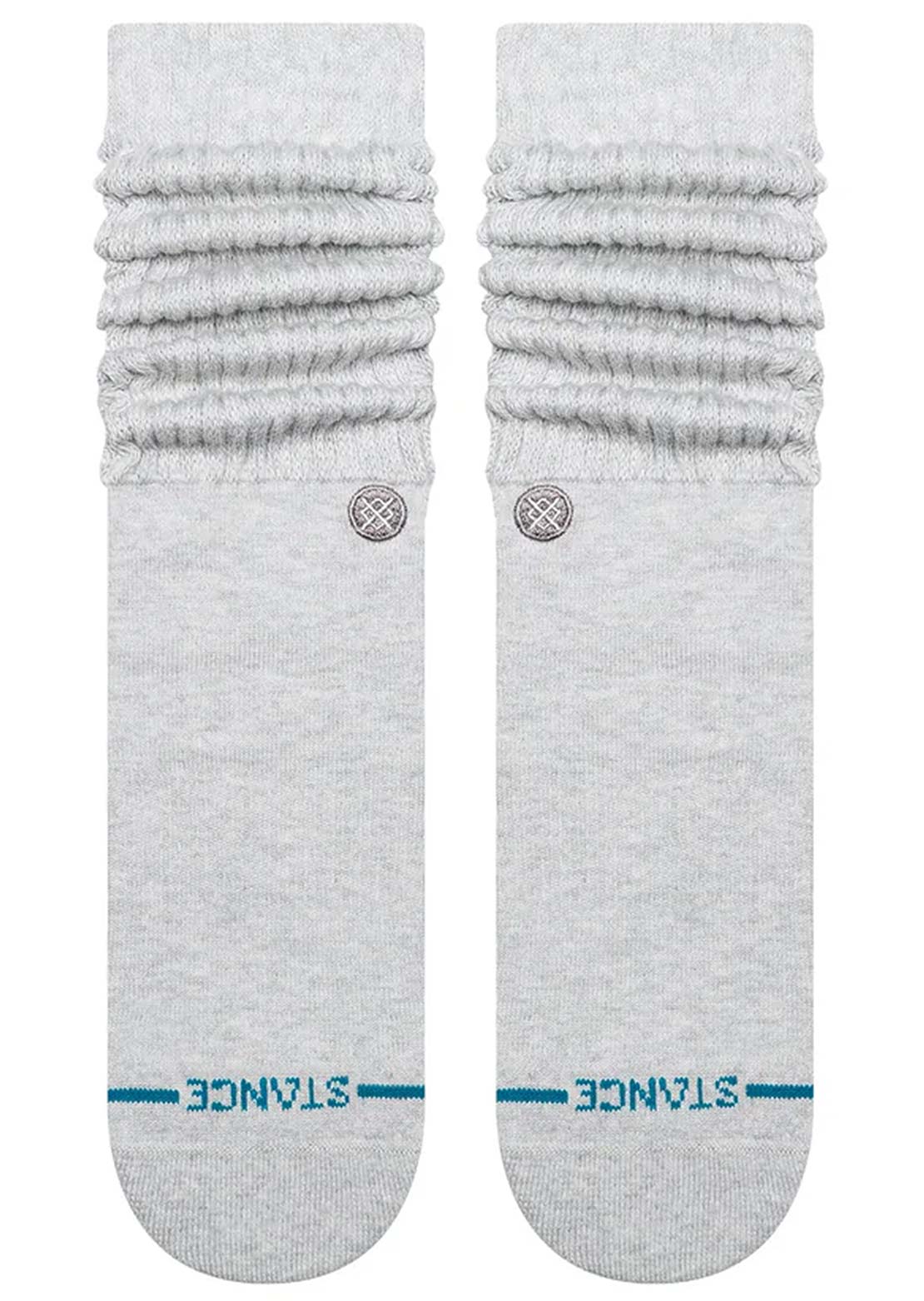 Stance Women's Icon Slouch Crew Socks Heather Grey