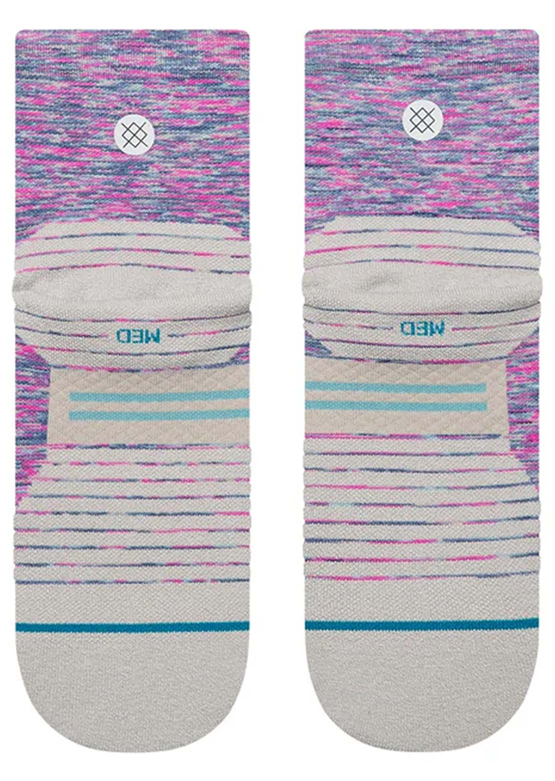 Stance Women's Run Marshy Light Quarter Socks Fuschia