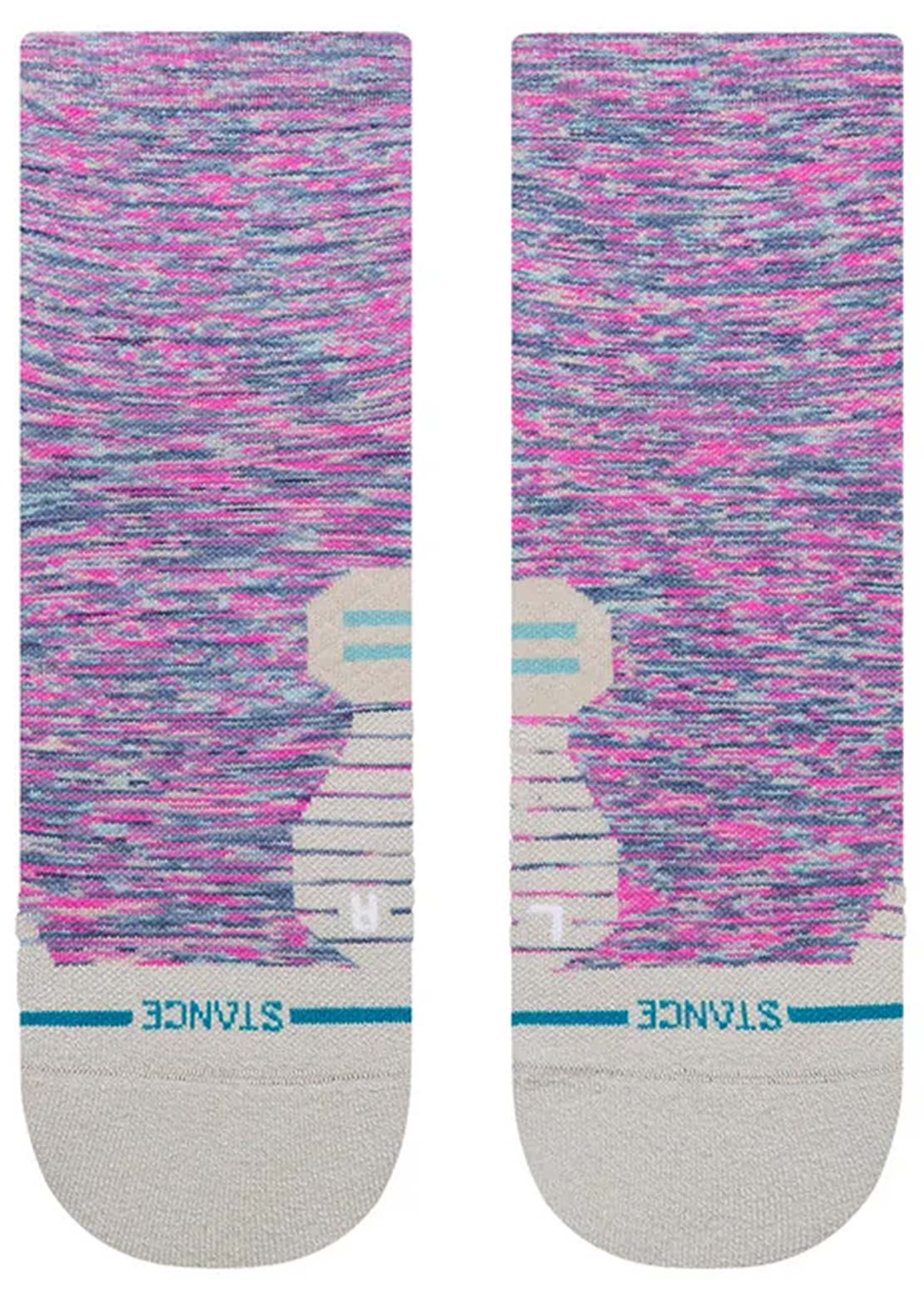 Stance Women's Run Marshy Light Quarter Socks Fuschia