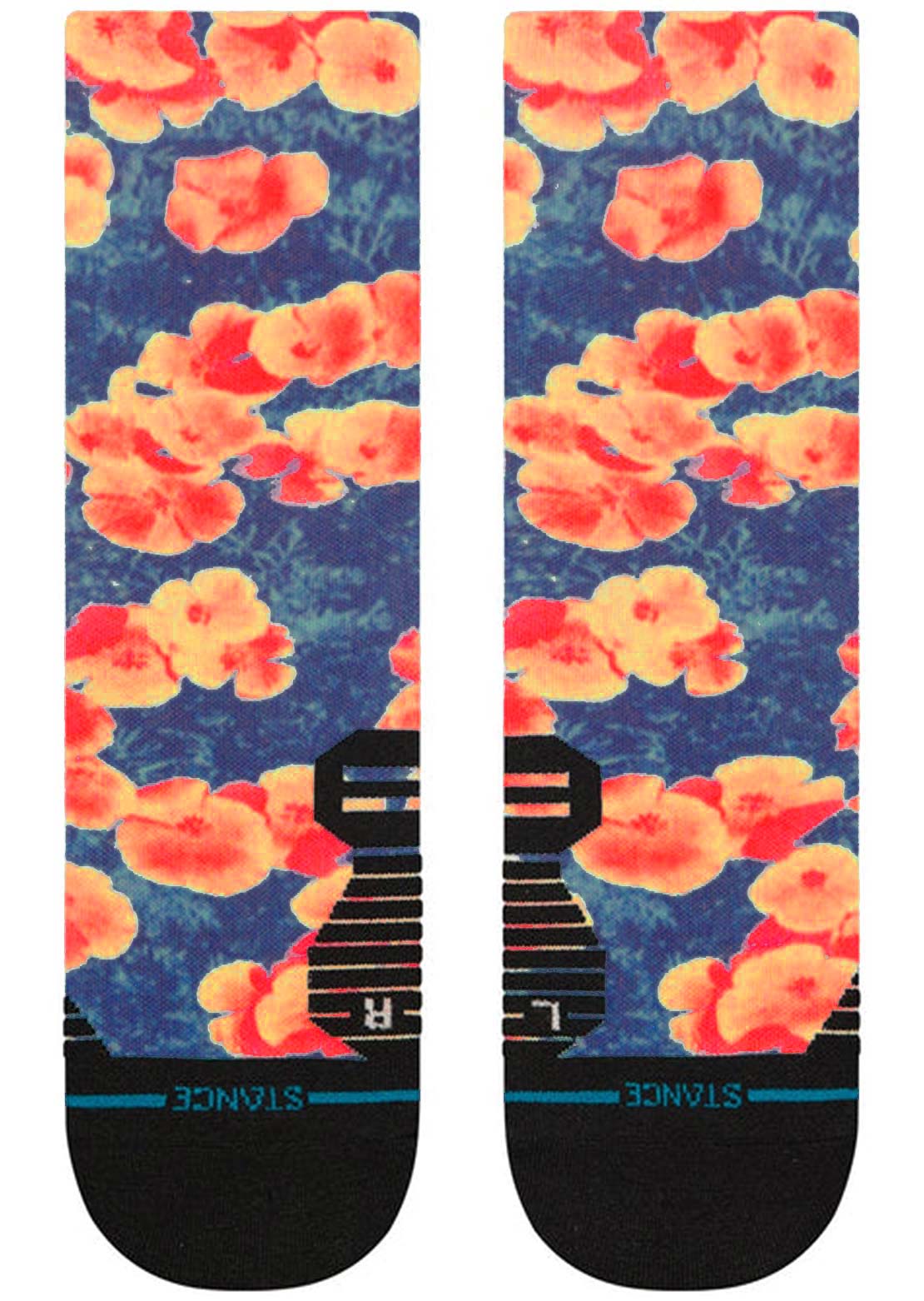 Stance Women's Run Pop Lt Crew Socks Black