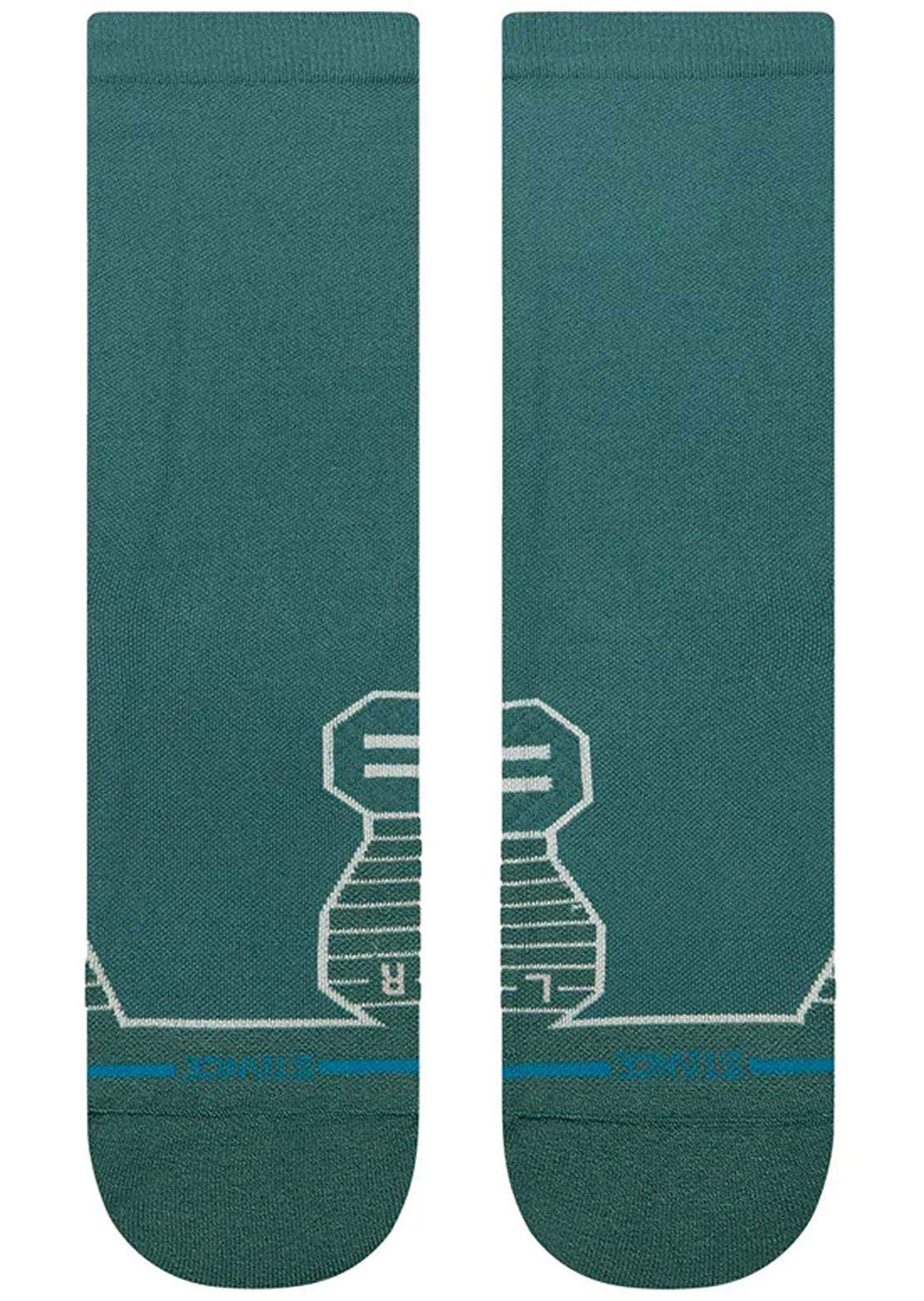 Stance Women's Run Varied Light Crew Socks Teal