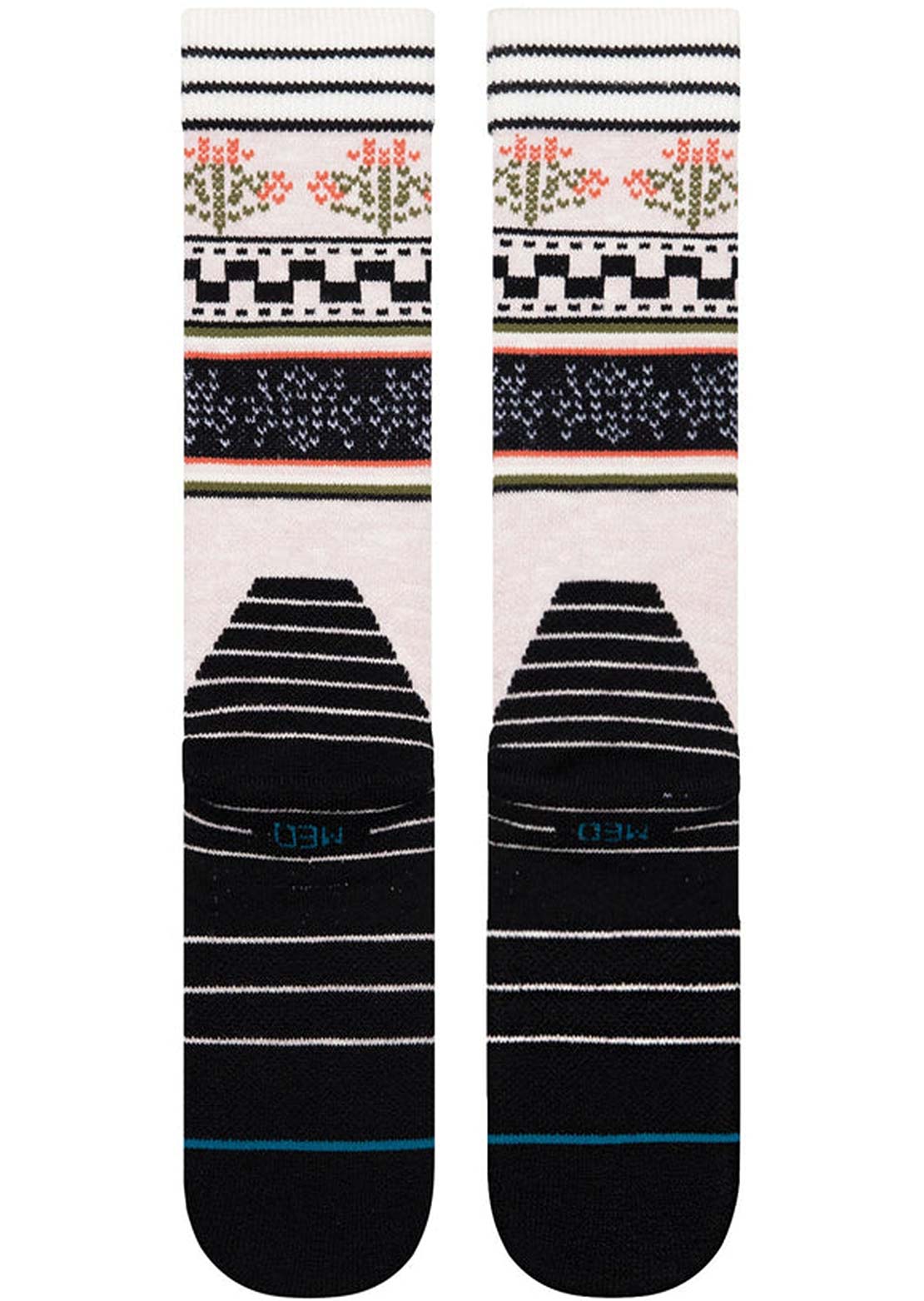 Stance Women's Winter Bloom Mid Crew Socks Lilac