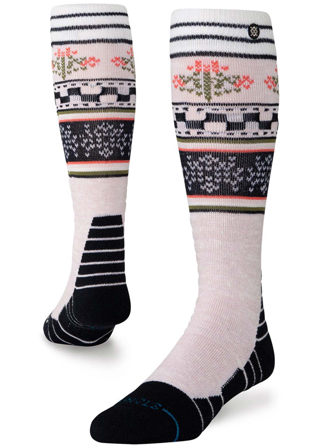 Stance Women's Winter Bloom Mid Crew Socks Lilac