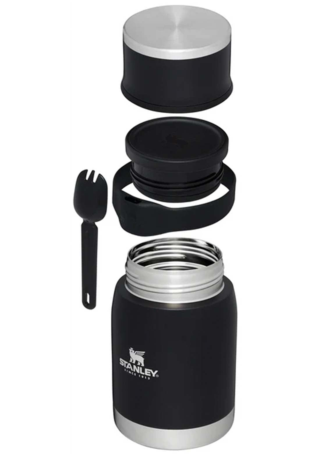 Stanley The Adventure To-Go Food Jar + Spork Black 2.0