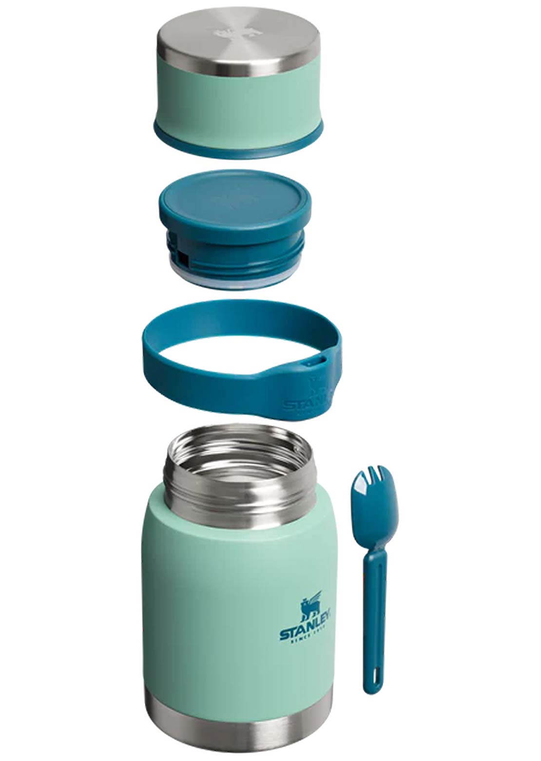 Stanley The Adventure To-Go Food Jar + Spork Spring Green