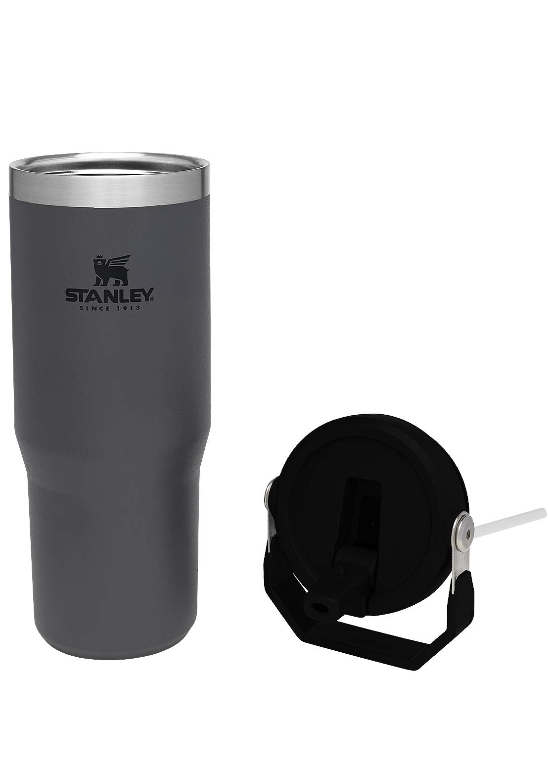 Stanley The IceFlow Flip Straw Tumbler Charcoal