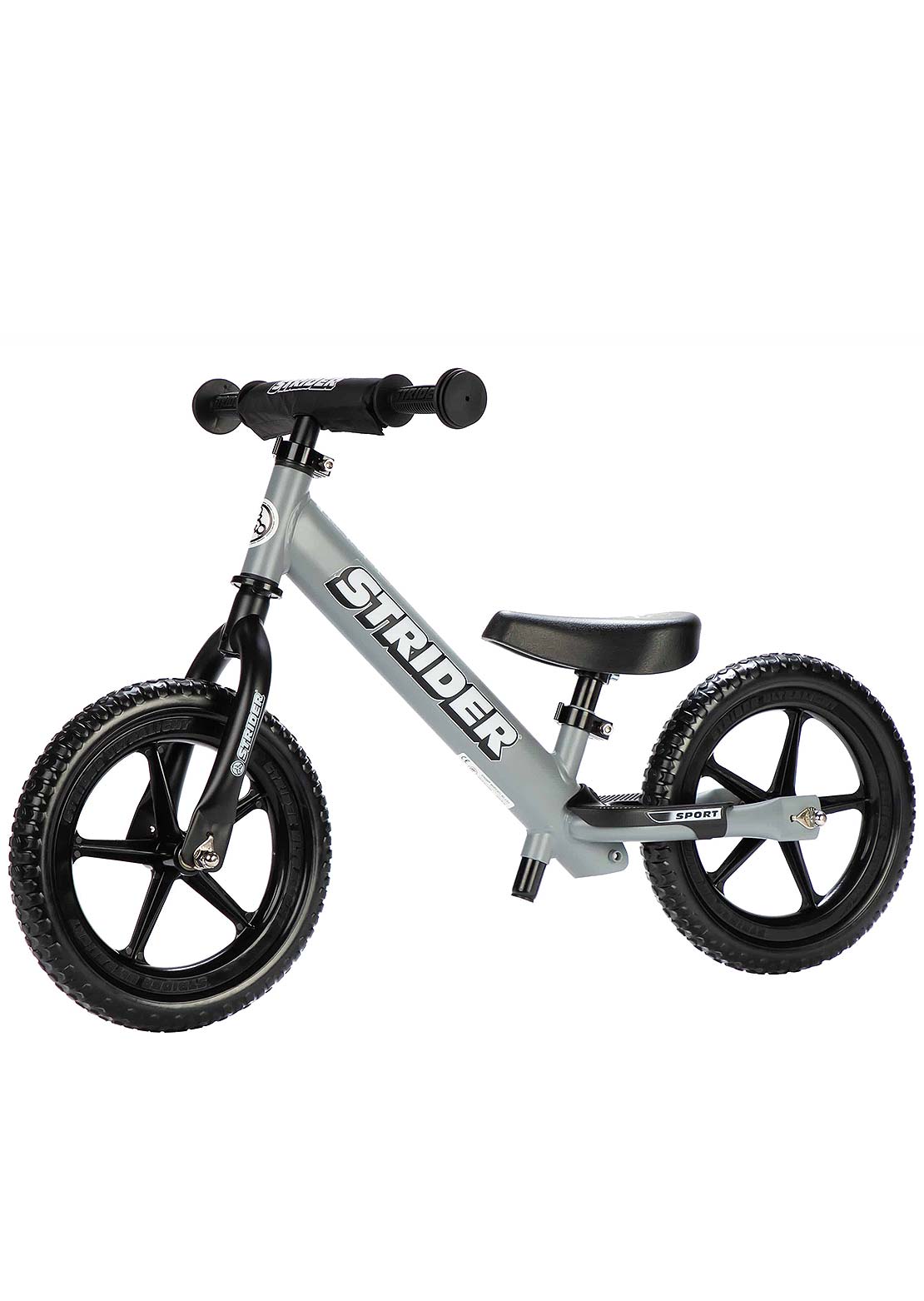 Strider Junior 12 Sport Bike Matte Gray