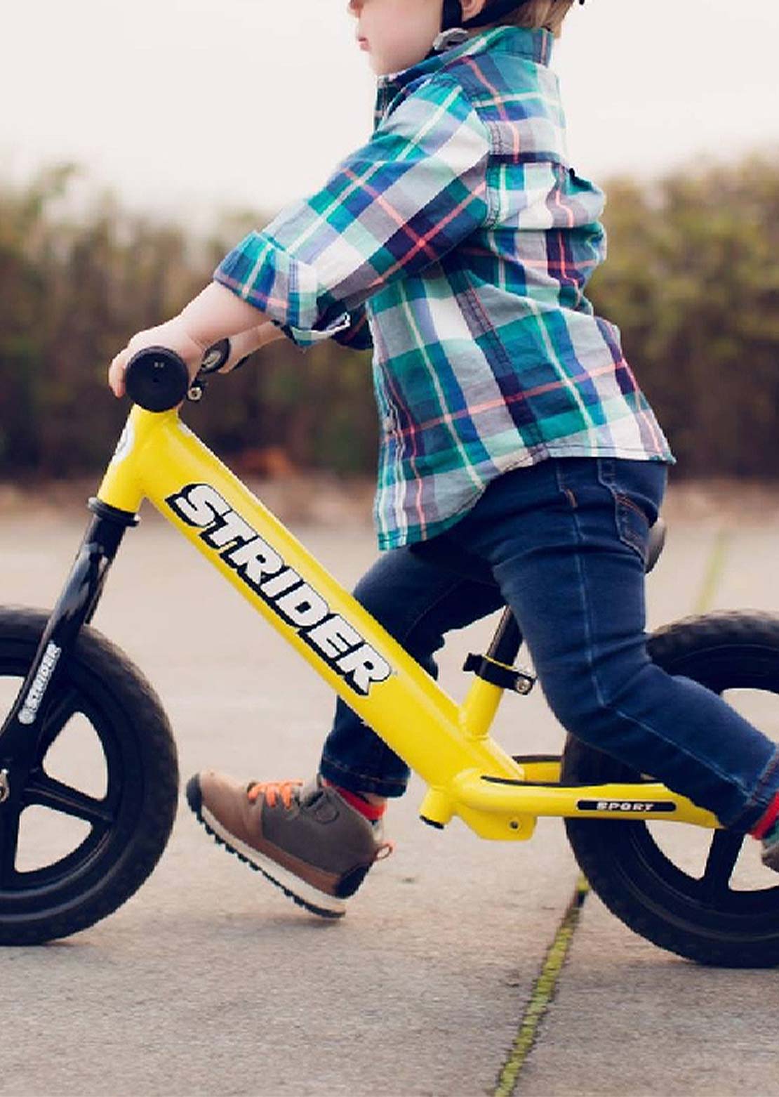 Strider Junior 12 Sport Bike Yellow