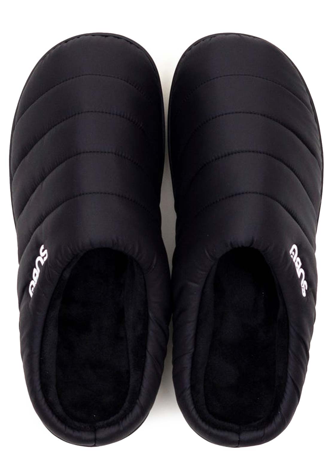 Subu Unisex Quilted Shell Slippers black