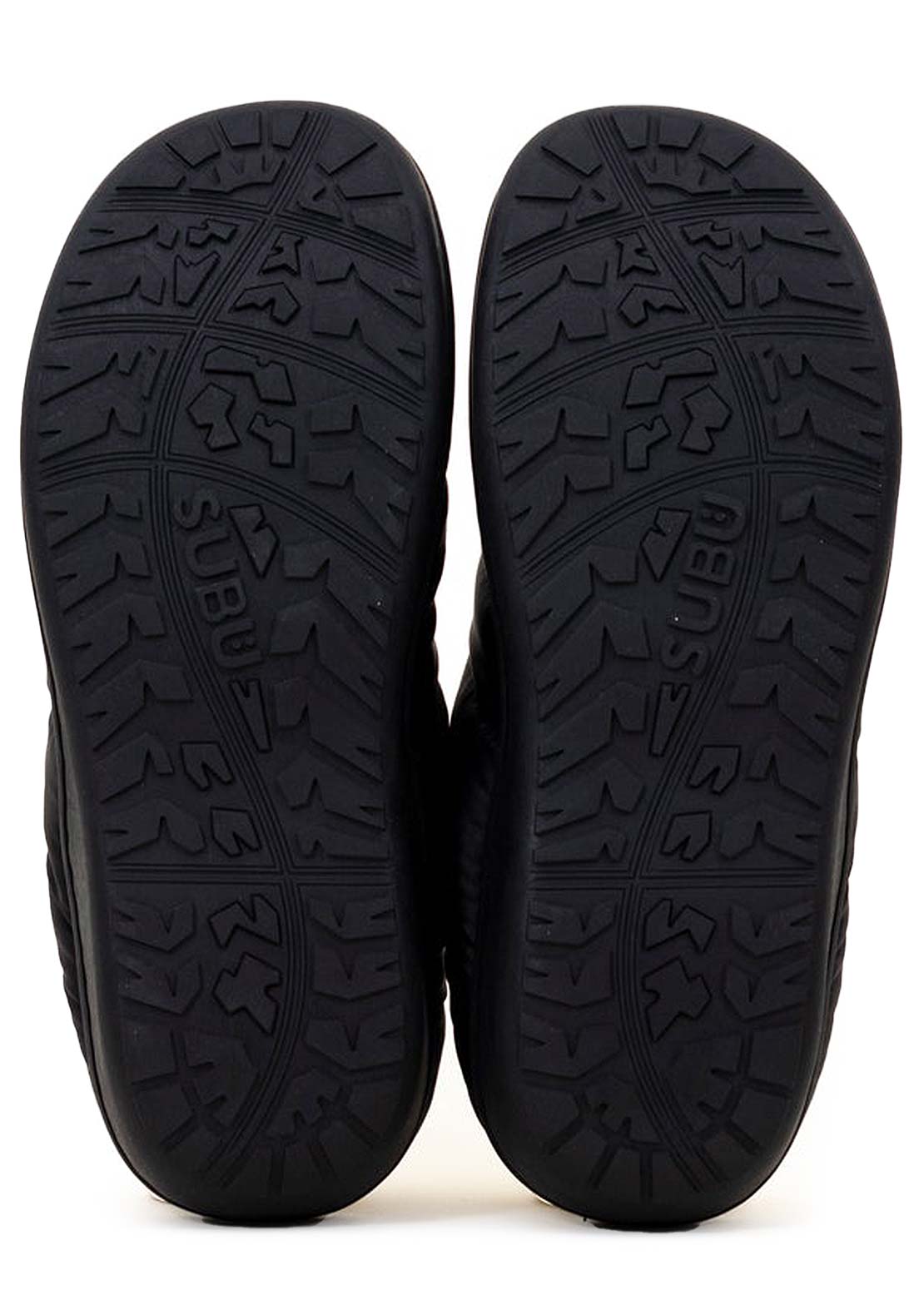 Subu Unisex Quilted Shell Slippers black