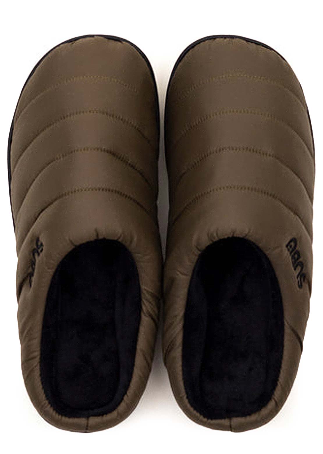 Subu Unisex Quilted Shell Slippers Khaki