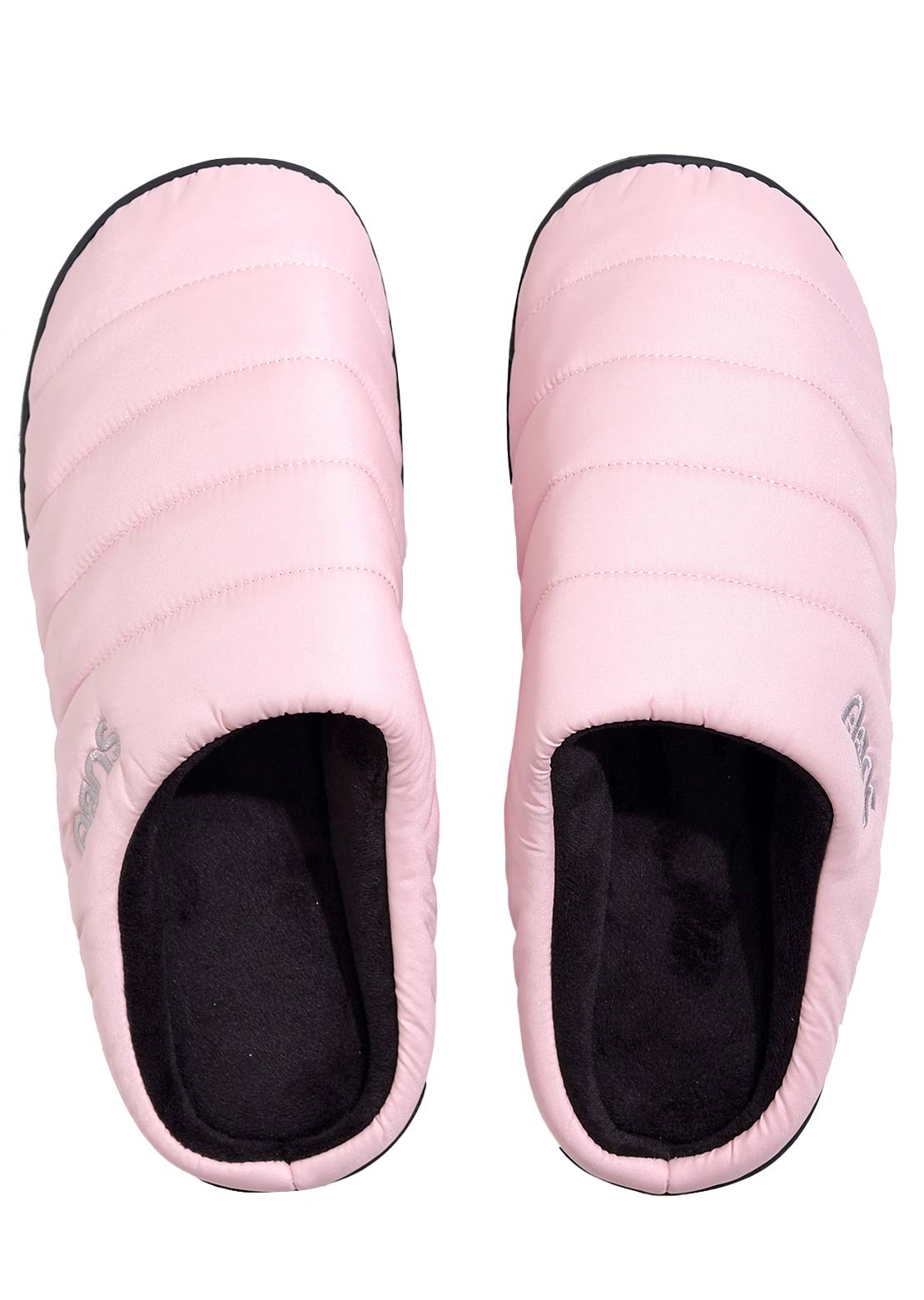 Subu Unisex Quilted Shell Slippers Pink