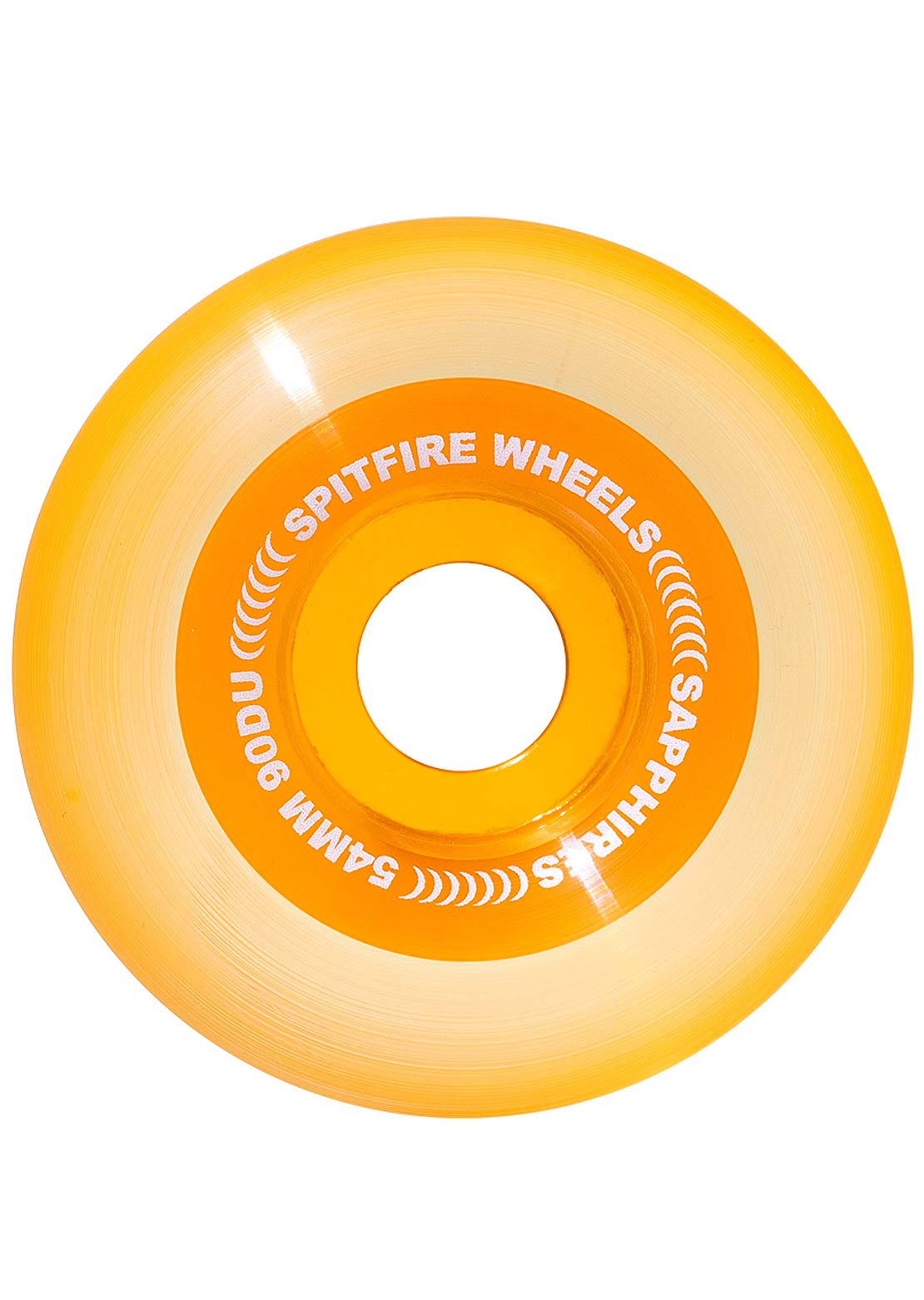 Spitfire Sapphire 90D Skateboard Wheels Orange