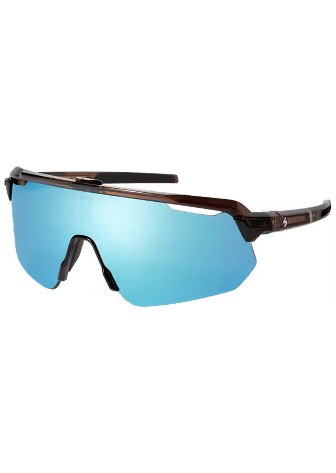 Sweet Protection Unisex Shinobi RIG Reflect Sunglasses RIG Aquamarine Gloss Crystal Brown