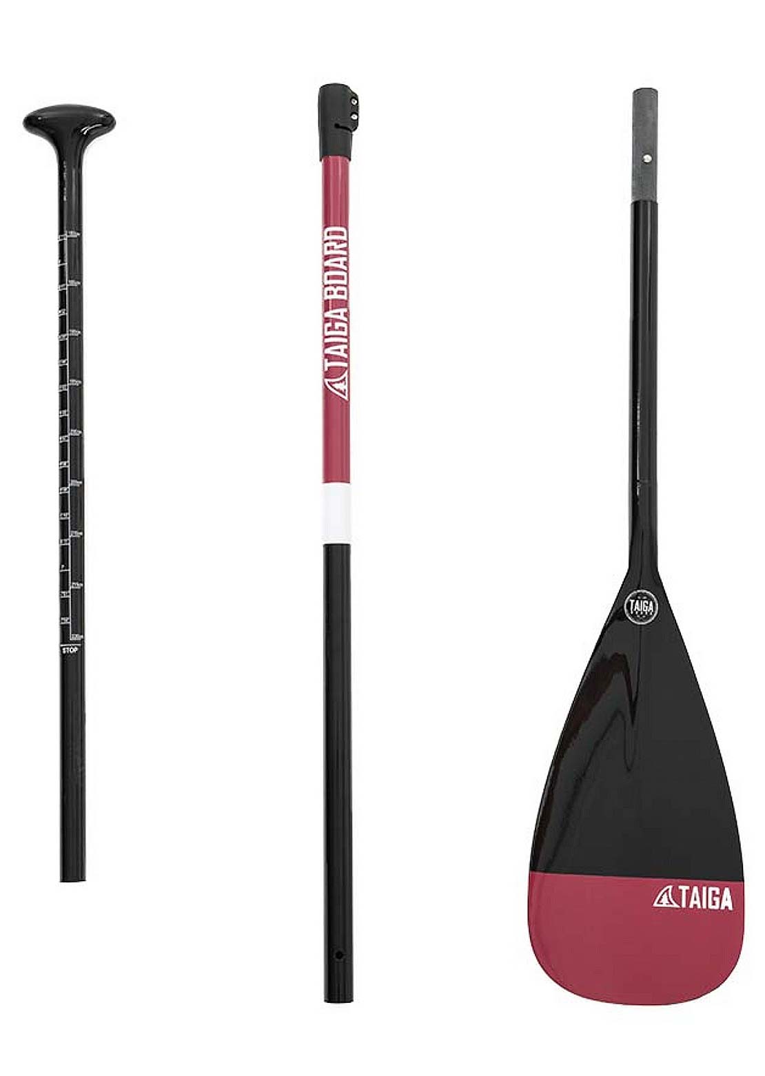 Taiga Hybrid Wakeboard Paddle Burgundy
